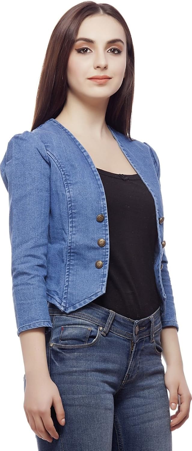 westa clothing denim shrugs for women