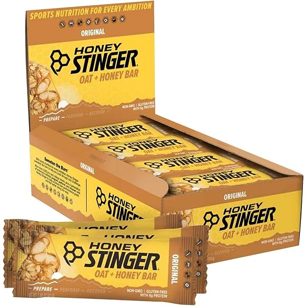 HONEY STINGER OAT AND HONEY BAR – 12-PACK ORIGINAL, ONE SIZE