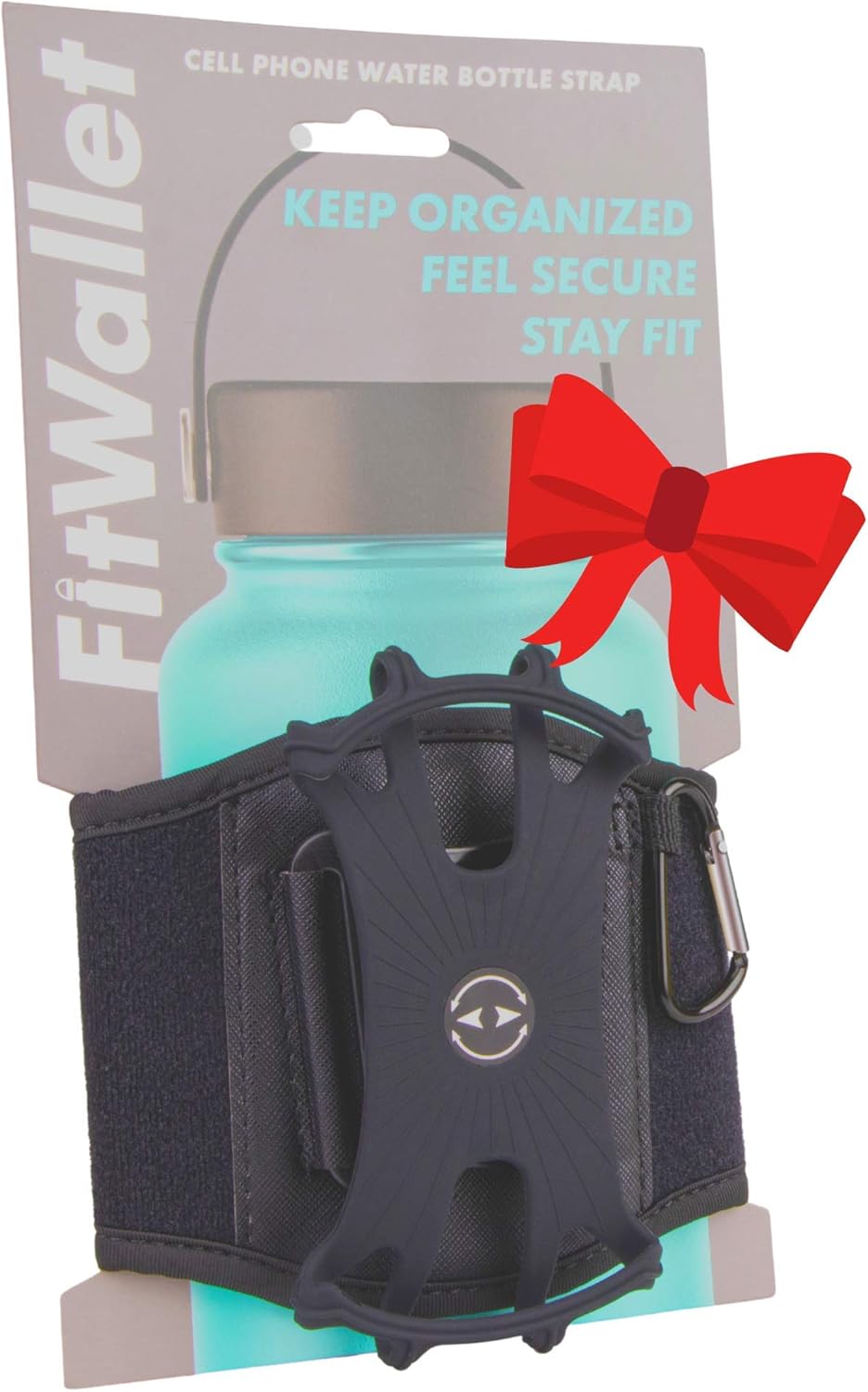 Gym Water Bottle Pouch - Water Bottle Strap 18-40oz gym bottles, Water Bottle Holder for Walking, Sport Water Bottle Sleeve FITWALLET Running phone holder, Cell Phone Card Holder Water Bottle Carrier : Sports & Outdoors