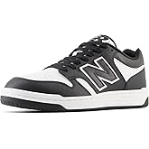 New Balance Unisex-Adult BB480 V1 Sneaker, White/Black, 6
