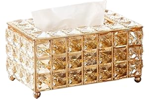Tissue Box Cover Rectangle Elegant Decorative Tissue Holder for Living Room Desk Table Modern Acrylic Napkin Box Organizer Go