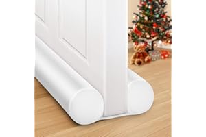 MAXTID Under Door Draft Stopper Cold Air Blocker - Large Doors Seal Gap Bottom of Doors 36" Adjustable 30" 32" 36" Weather Stripping Noise Blocker Interior Front Door Sweep Soundproof Door Accessories