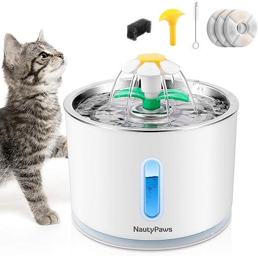 easy clean cat water fountain