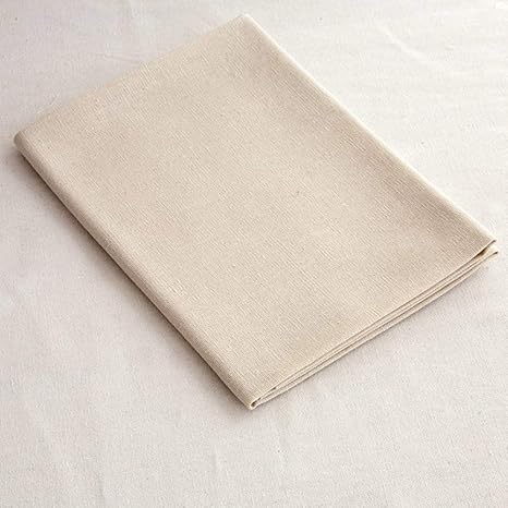 Amazon Co Jp Glorwefy 生地 布 綿 カットクロス 手芸用 リネン Diy 刺繍布 無地 コットンツイル生地 布セット ハンドメイド ベージュ ホーム キッチン