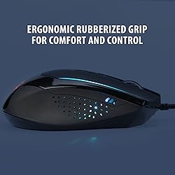 ENHANCE Computer PC Gaming Mouse Adjustable 3500