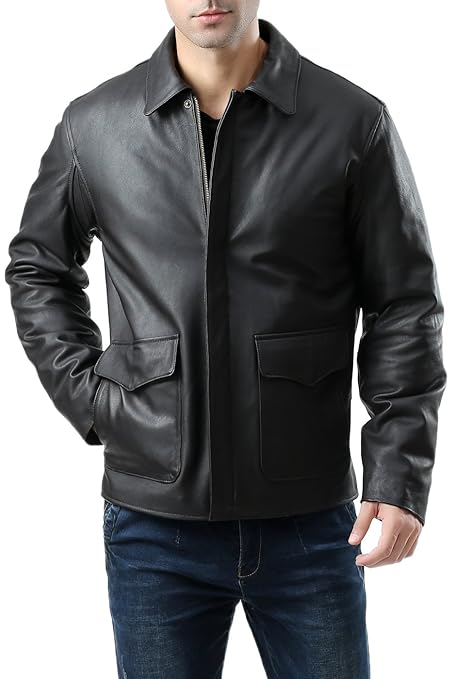 Landing Leathers s Raider Legend indy-Stil Lederjacke Männer