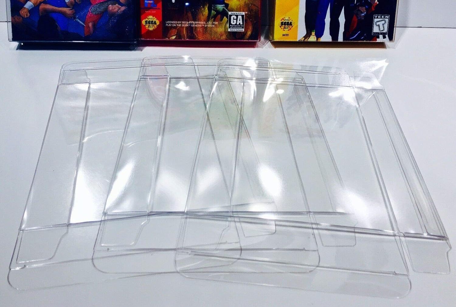 10 Sega Genesis/Master / 32X - Protectores de Caja (cartón CIB): Amazon.es: Electrónica
