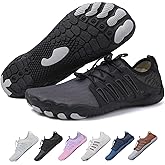 Hike Barefoot Shoes Womens Men,Unisex Barefoot Water Shoes Breathable, Anti-Slip Hiking Footwear for Athletic Wide Toe Shoe Footwear for Hiking, Walking, Running, Yoga, and Water Sports