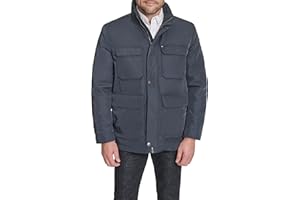 Tommy Hilfiger Mens Tommy Hilfiger Men's Stand Collar Four-pocket Field JacketJacket