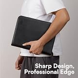 H&S Conference Folder A4 Zipped Leatherette Padfolio with Ring Binder view 2