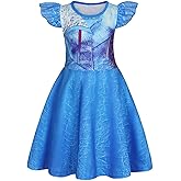 AmzBarley Princess Nightgown Princes Pajamas for Girls Nightgowns Toddler Kids Sleepwear Flutter Sleeve Sleep Gown Dress