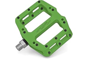 MZYRH Mountain Bike Pedals 9/16" 3 Sealed Bearings Lightweight Non-Slip Nylon Fiber Bicycle Platform Pedals for Road BMX MTB