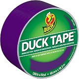 Duck Tape Solid Colours Purple 48mm x 18.2m Self-Adhesive Craft Tape