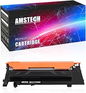 Amstech Compatible CLT-K406S Toner Cartridge for Samsung CLT-K406S K406S Samsung C410w Toner 