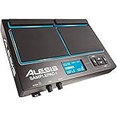 Alesis Sample Pad 4 Electric Drum Pad | 4 Velocity-Sensitive Pads, 25 Drum Sounds, SD/SDHC Card Slot, for Live Performance