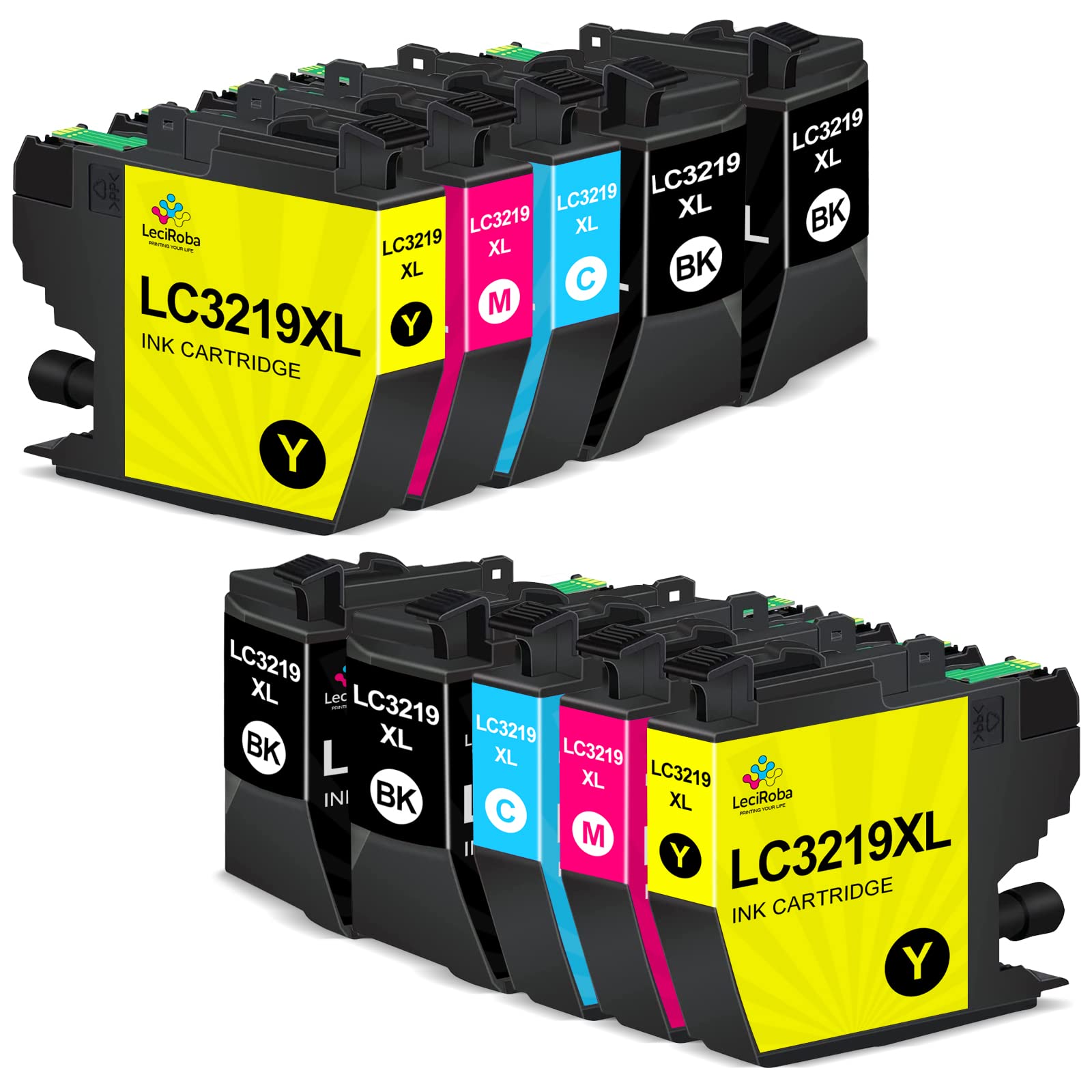 LeciRoba LC3219XL LC3217 Compatible for Brother LC3219 LC3217 Ink Cartridges for Brother MFC-J5330DW MFC-J5335DW MFC-J5730DW MFC-J5930DW MFC-J6530DW MFC-J6930DW MFC-J6935DW (10 PK)