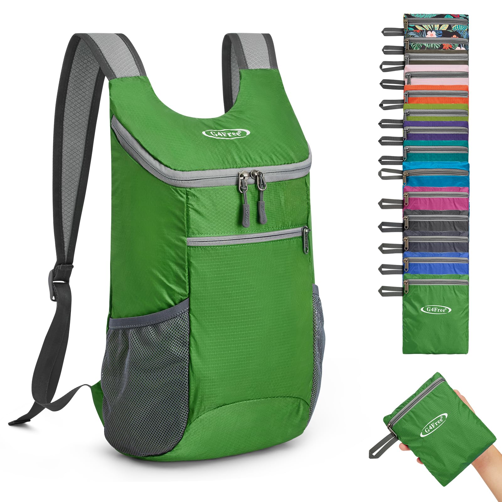 G4Free 11L Ultra Lightweight Backpack Small Foldable Rucksack Unisex Hiking Bag