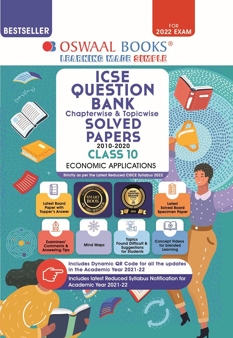 Oswaal ICSE Question Bank Class 10 Economic Applications Book Chapterwise & Topicwise (For 2022 Exam) Oswaal ICSE Question Bank Class 10 Economic Applications Book Chapterwise & Topicwise (For 2022 Exam)