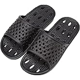 clootess Shower Shoes Slide for Men Women Holes Bath Slipper Bathroom Sandal Pool Gym Non-Slip
