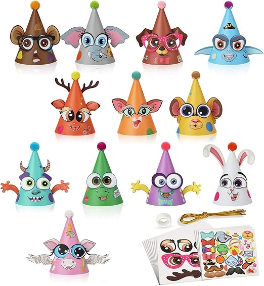 Party Hats Birthday Arts and Crafts for Kids Activities Kit