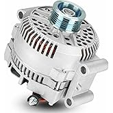 New Alternator 4.0L V6 Fit for Ford Explorer 04-08, for Explorer Sport Trac &amp; Mercury Mountaineer 04-08, for Ford Ranger/Mazda B4000 07-09, without Black Cover, Replace for AFD0165 5L2T-10300-AA
