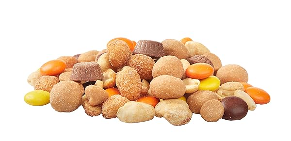 AMAZON BRAND – HAPPY BELLY PEANUT BUTTER PLENTY, TRAIL MIX, 2.75 POUND (PACK OF 1)