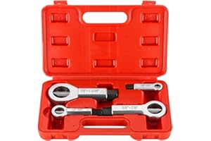 DASBET 4PCS Metal Nut Splitter Set Heavy Duty Nut Splitter Kit Splitter Breaker Manual Pressure Nut Cracker Remover Extractor