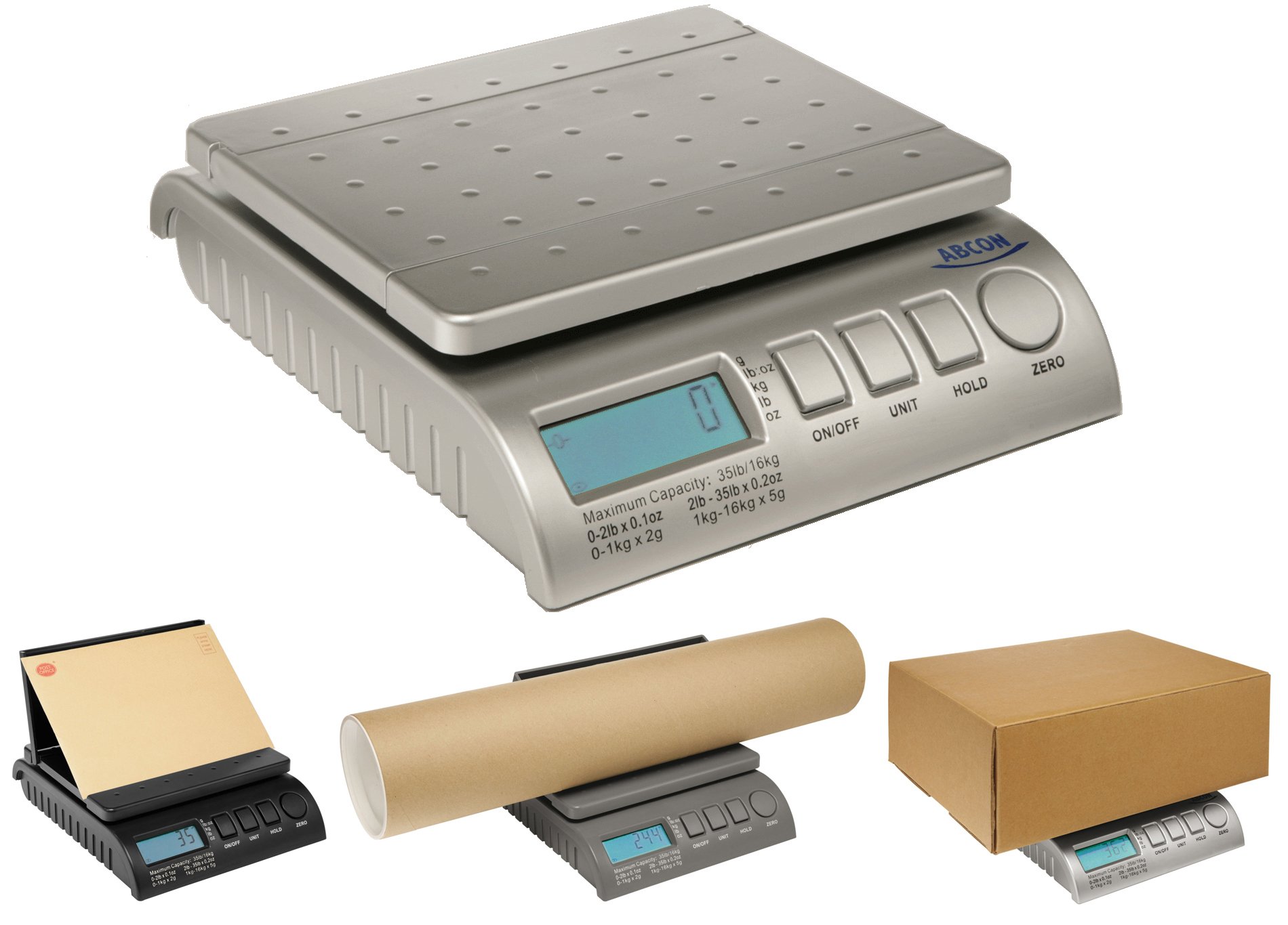 Postal Scales ABCON POSTSHIP Digital 40kg 88lb Silver Letter Postal