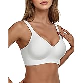 As Fairy Womens Seamless Wireless Comfort Bra with Soft Support No Underwire Push Up T-Shirt Bra