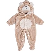 BABESIDE Reborn Baby Doll Clothes Set for 17-22 Inch Baby Dolls | Cute Bear Style Baby Doll Clothes with Hat, Khaki Baby Doll Accessories for Realistic Baby Dolls Girls &amp; Boys