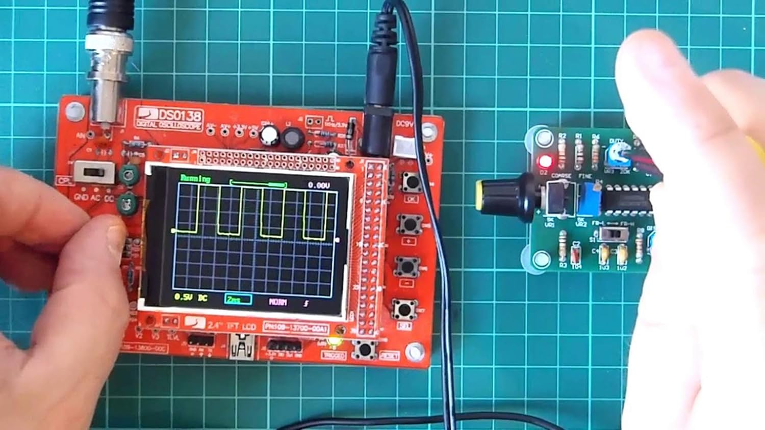 Youmile Signal Generator Module Monolithic Function Waveform Icl8038 Diy Kit Sine Triangle Square Wave Signal Dc 12v Output 7khz 50hz Adjustable Frequency 12v Dc Power Male Jack Connector Cable Function Generators Electrical Testing