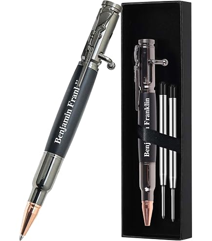 Handmade 308 Caliber Bullet Pen & Pencil Set - Made From 2 Real Brass Casings - USA