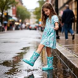 WTW Toddler and Kids Rain Boots Unisex-Child