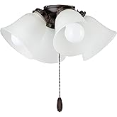 Maxim Basic-Max-36W 4 LED Ceiling Fan Light Kit-15 Inches Wide by 6.75 inches high-Oil Rubbed Bronze Finish