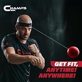 Champs MMA Boxing Reflex Ball Set of 4 with App Headband and Strings view 6