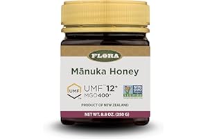 Flora Health Mānuka Honey 400+ MGO/12+ UMF - 100% Māori-Owned New Zealand Native Bush Honey, 100% Traceable MGO, Sustainable,