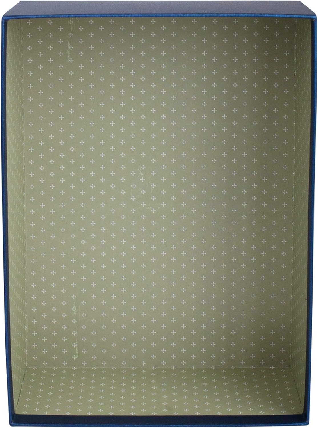 Emartbuy Blue Rigid Gift Box with Ribbon - 27 x 19 x 7 cm - Luxury Cardboard Presentation Box, Rectangle Single Box - Blue - Image 4