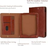 MMK Kindle Paperwhite Case 7/6.8 inch Premium PU Leather Smart Cover Brown view 5
