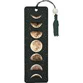 Moon Phases Beaded Bookmark