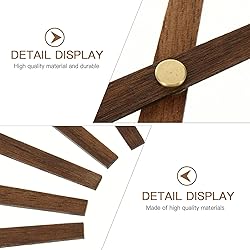 SEWACC 5 Sets Clock Hands Wooden DIY Clock Movement