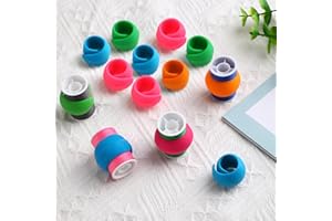 20PCS Thread Spool Savers, Flexible Silicone Spool Huggers, Prevent Tails from Unwinding for Sewing Machine Embroidery Thread