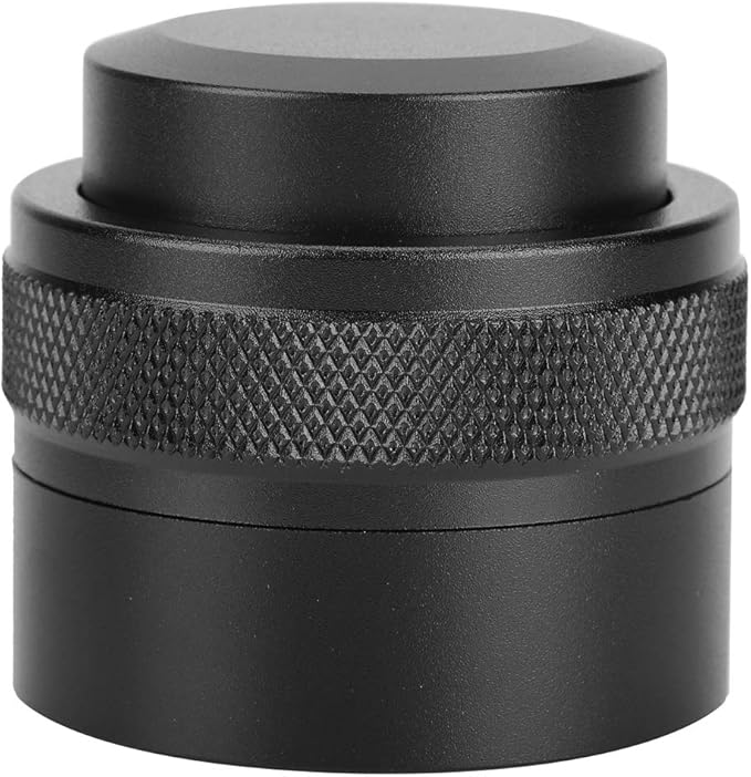 Tamper de café, distribuidor de café, 51 mm para acessórios de café de escritório em casa (preto)