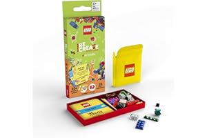 AMEET Lego Recreate Activity Cards – Animals | Creative Building Game with 30+ Activity Cards & 25 Lego Elements | Ages 6+