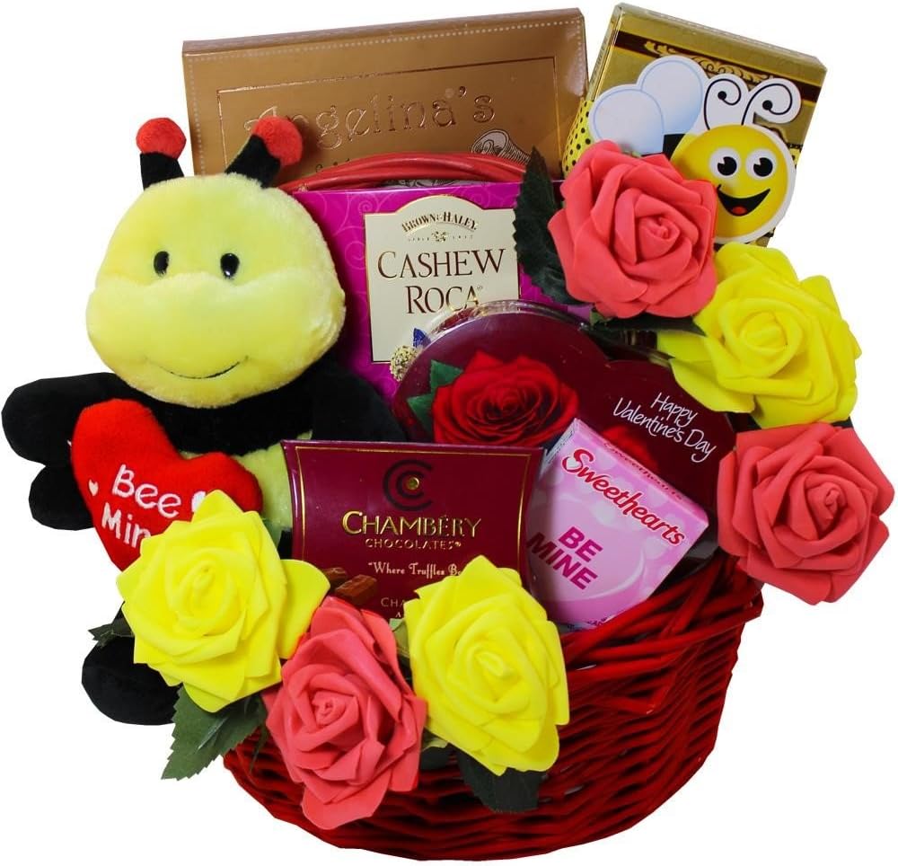 Bee My Valentine Gift Basket