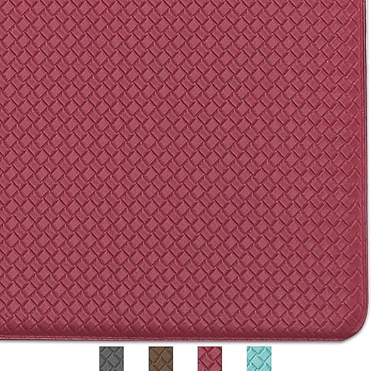 Amazon Com Color Geometry Kitchen Rug Non Skid Waterproof Kitchen