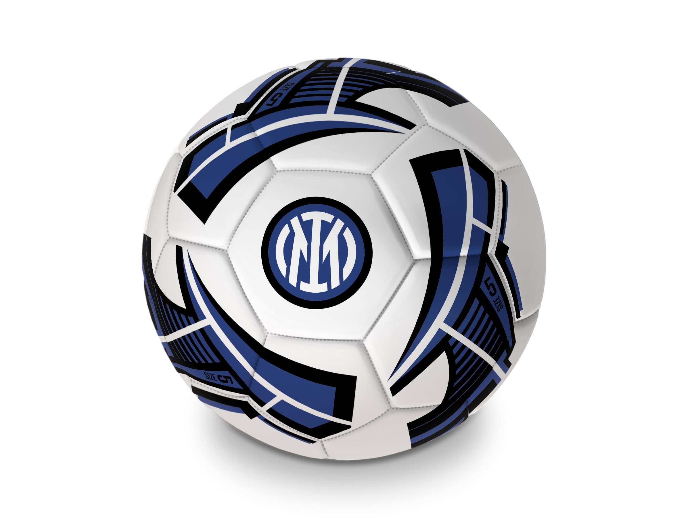 Mondo Sport – Football Stitched F.C. Inter Milano – Size 5 – 410 g – Official Product – Colour: Black/Blue/White – 13642