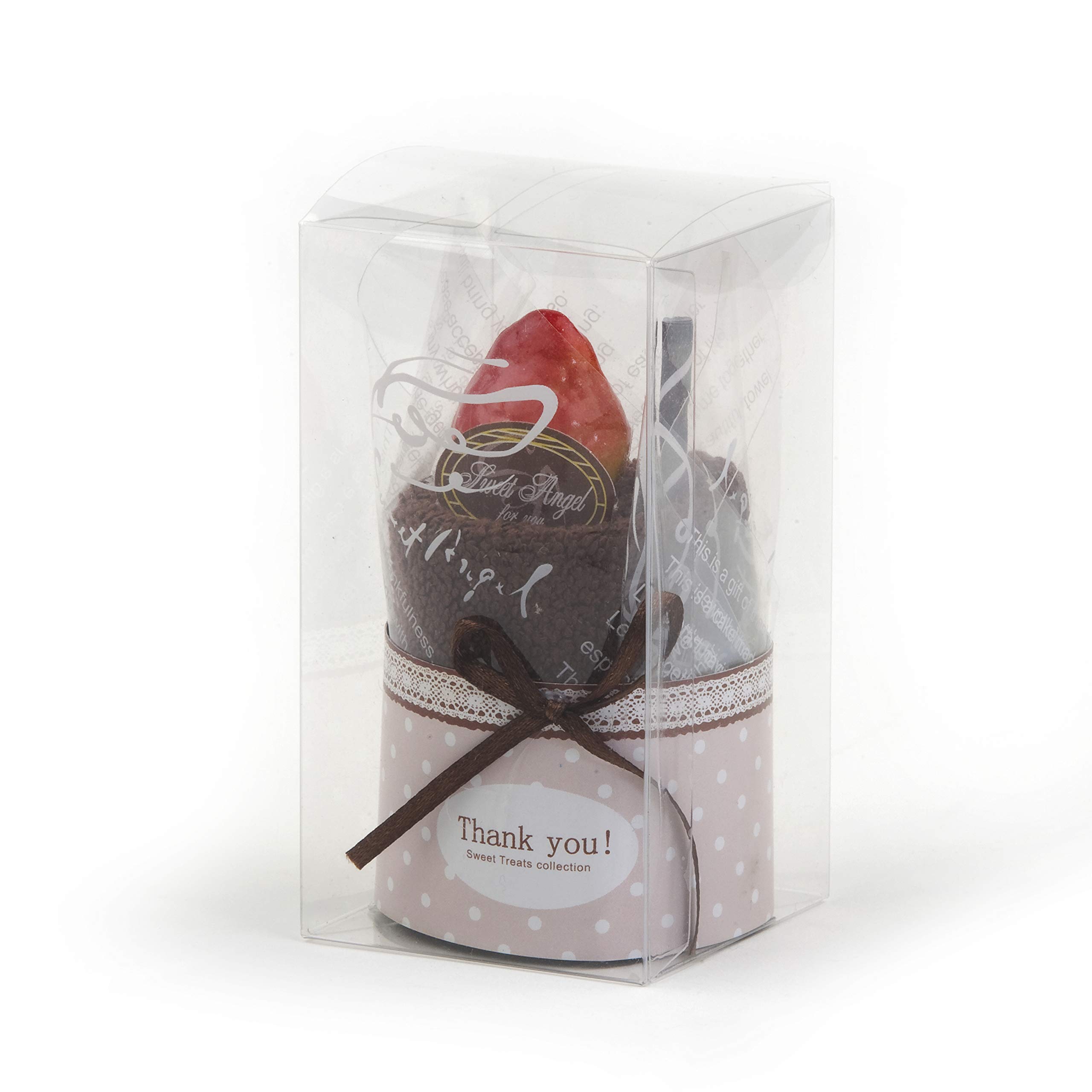 Mopec A1046 - Chocolate Cake Shaped Bath Towel - Pack of 1