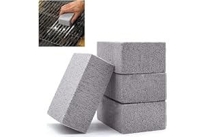 4 Pack Grill Griddle Cleaning Brick Block,Pumice Griddle Cleaning Stone,Heavy Duty Grill Cleaner Tool for Blackstone Flat Top