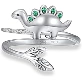 UYBNRK Phoenix/Tree of Life/Cross Faith/Witches Knot/Skull Spoon Rings for Women Men 925 Sterling Silver Ring Vintage Adjustable Antique Thumb Rings Jewelry Statement Wide Extendable Open Ring