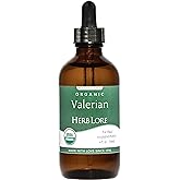 Herb Lore Organic Valerian Root Tincture - Liquid Extract Drops - Sleep Aid for Kids & Adults - Alcohol Free - 4 Fl Oz